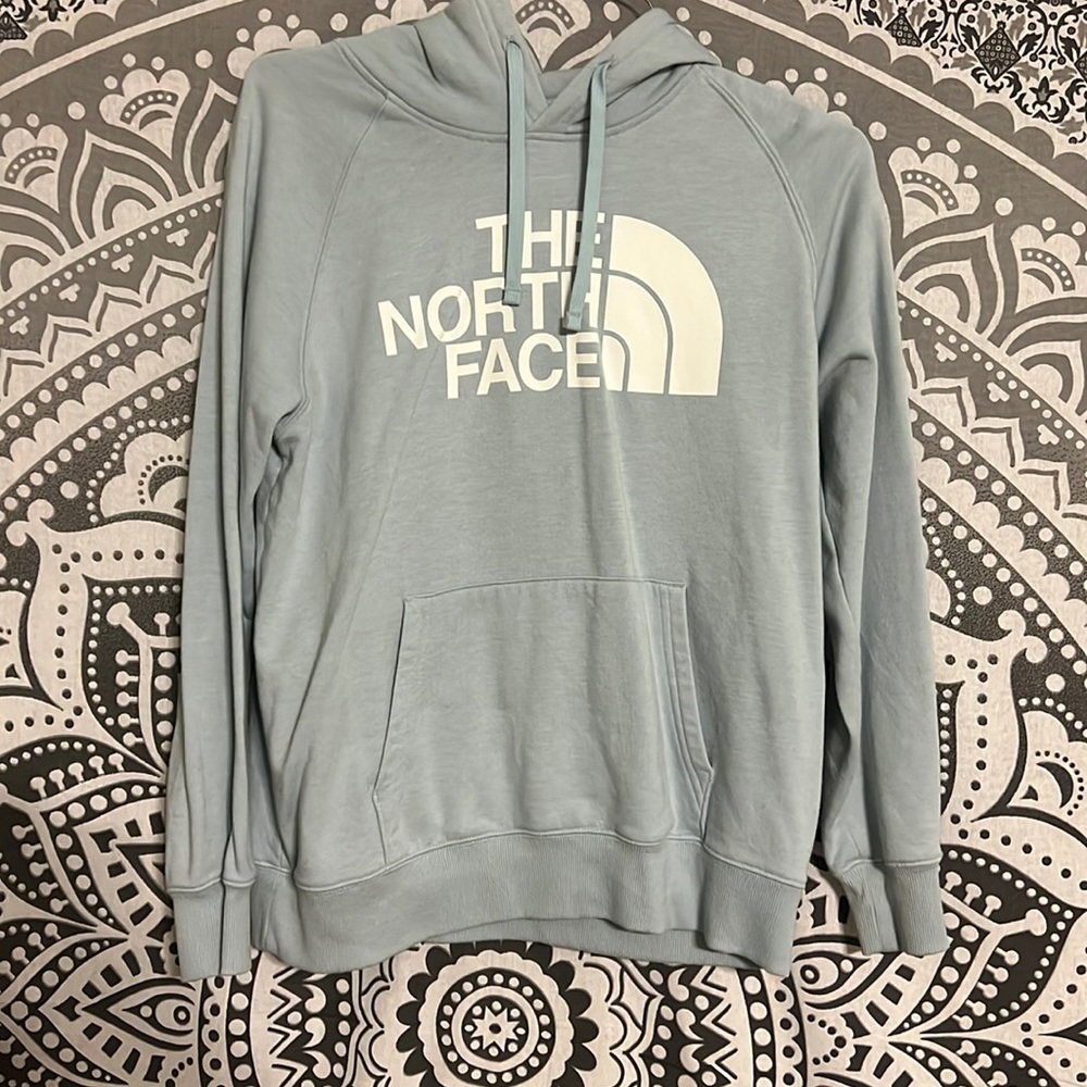 Light Blue Medium Northface Hoodie